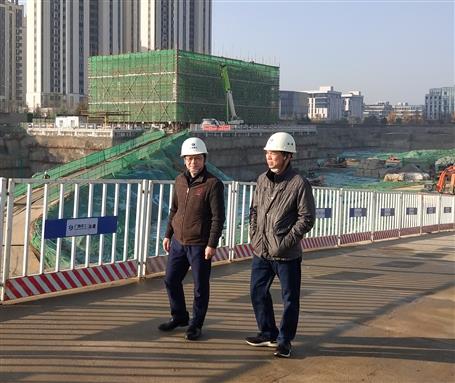 陶礼智到基础分公司西安片区项目调研指导事情