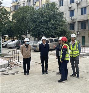 廖立波到万兴分公司项目调研指导事情