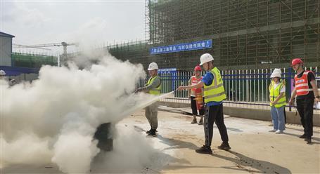 开展应抢救援演练 筑牢清静生产防地