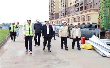 蒙胜益到项目检查指导事情