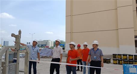 何勇率队到项目开展2021年第三季度清静生产质量综合大检查