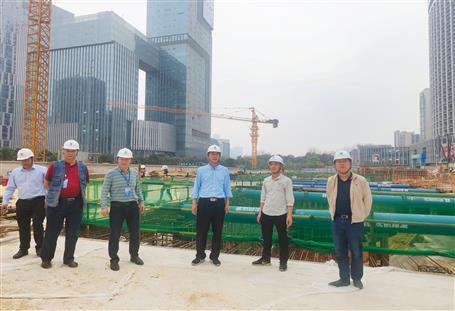 何勇到项目开展2022年春节后复工复产暨第一季度清静生产质量综合大检查