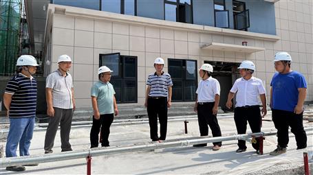 何勇到分公司项目开展第三季度清静生产质量综合大检查