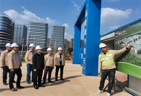 蒙胜益到冶建桂南分公司项目开展清静生产质量大检查